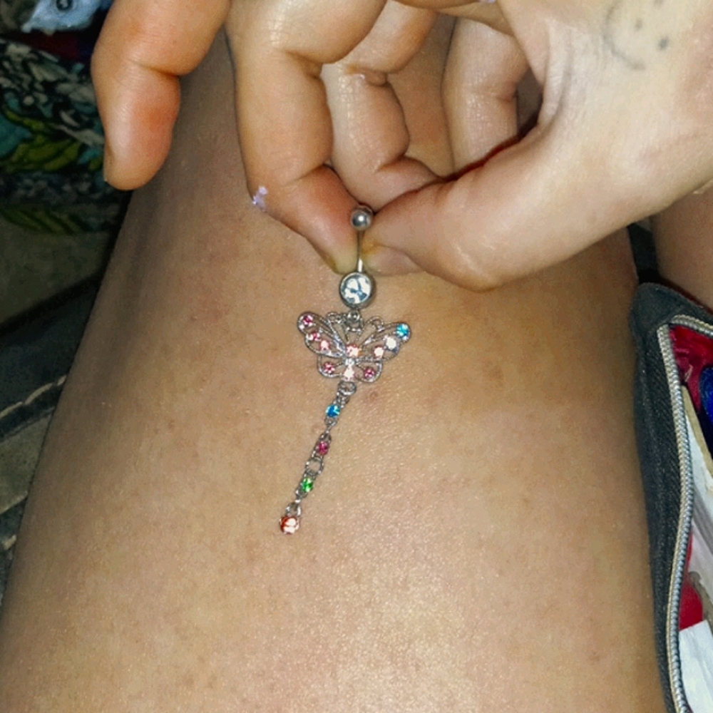 Dangle belly ring - Picture 2 of 2